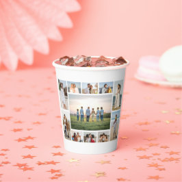 Create Your Own 11 Photo Collage Pappbecher