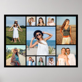 Create Your Own 11 Photo Collage  Poster