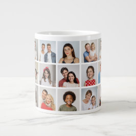 Create Your Own 21 Photo Collage  Jumbo-Tasse