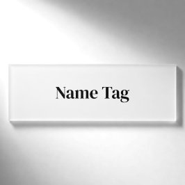Create Your Own 3" x 1" Namenschild