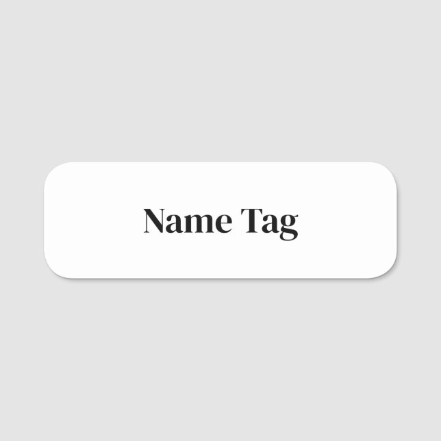 Create Your Own 3" X 1"  Namensschild (Vorderseite)