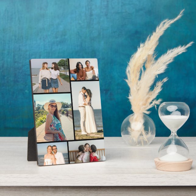 Create Your Own 6 Photo Collage Fotoplatte (Seite)
