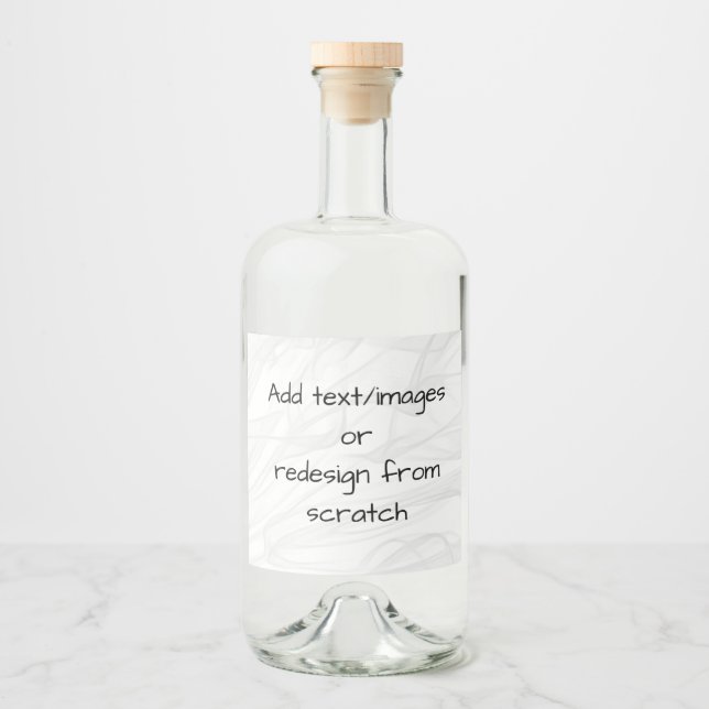 Create Your Own! Alkoholflaschenetikett (Vorderseite)
