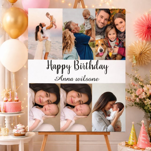 Create Your Own Birthday Poster Custom Name (Von Creator hochgeladen)