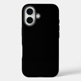 Create Your Own Black Custom Design Holiday Card iPhone 16 Hülle