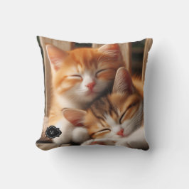 Create your own cat or dog monogrammed photo kissen