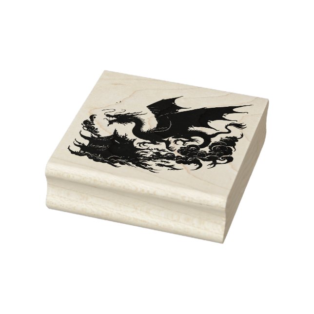 Create Your Own Chinese Dojo Castle Dragon Gummistempel (Stempel)