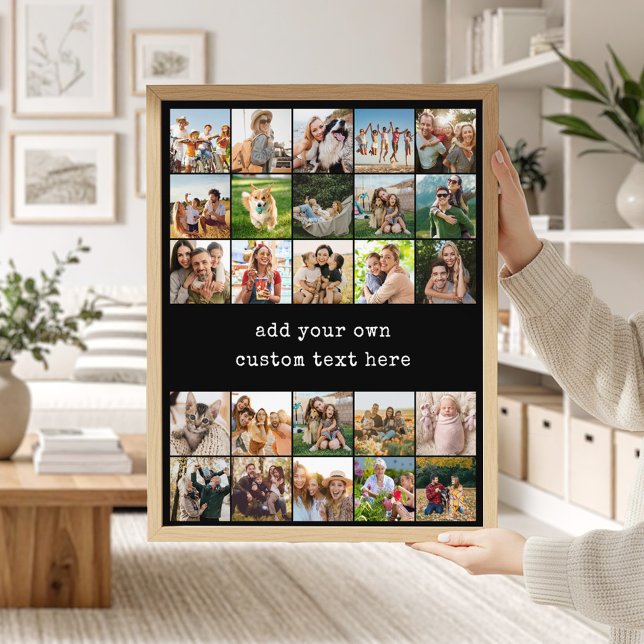 Create Your Own Custom 25 Photo Collage Poster (Von Creator hochgeladen)