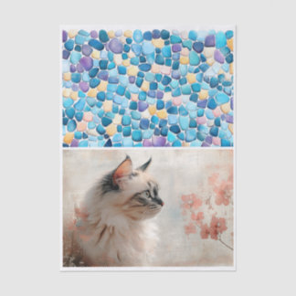 Create Your Own Custom 2 Photo Landscape Decoupage Seidenpapier