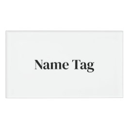 Create Your Own Custom 3.5" x 2" Namenschild