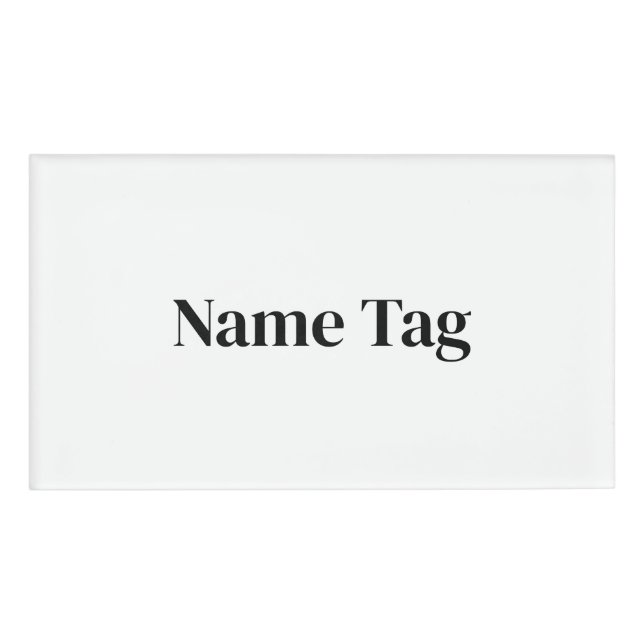 Create Your Own Custom 3.5" x 2" Namenschild (Vorderseite)