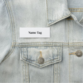 Create Your Own Custom 3" X 1" Rectangle Classic Namensschild