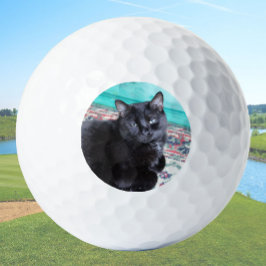Create Your Own Custom Cat Owner Gift Pet Golfball