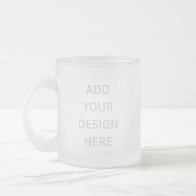 Create your own custom design 10oz mattglastasse (Links)