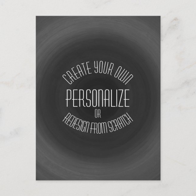 Create Your Own - Custom Design Postkarte (Vorderseite)