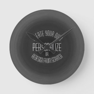 Create Your Own - Custom Design Runde Wanduhr