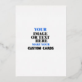 Create Your Own Custom Foil Invitations