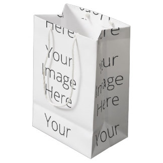 Create Your Own Custom Gift Bag - Medium, Matte Mittlere Geschenktüte