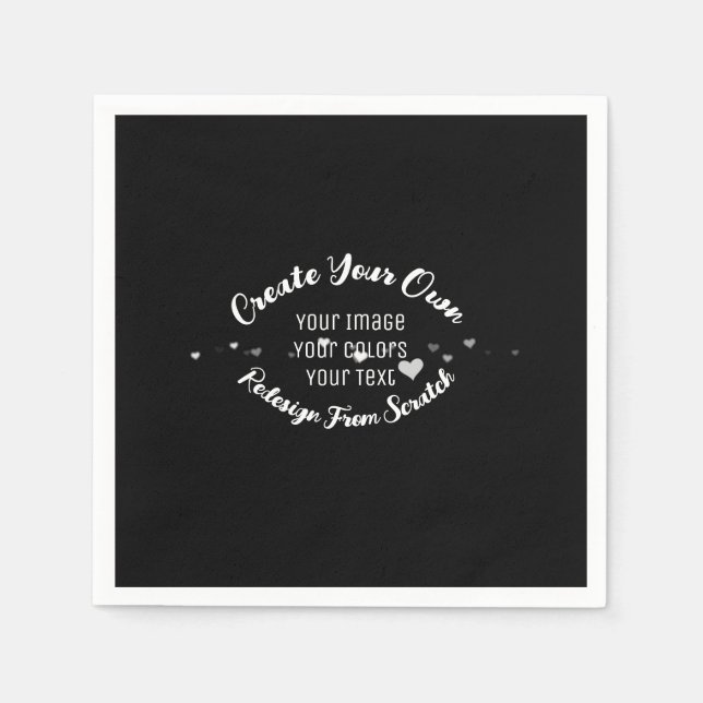 Create Your Own Custom Image Serviette (Vorderseite)