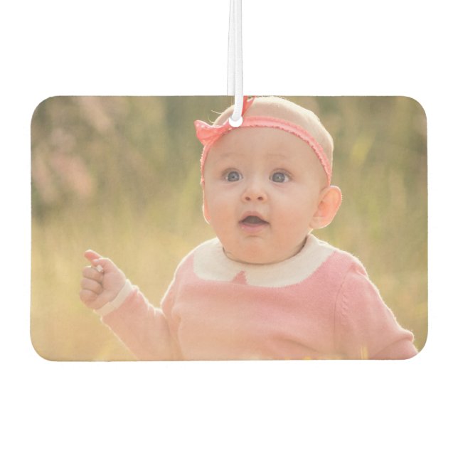Create Your Own Custom Kids Children Photo Modern Autolufterfrischer (Vorderseite)