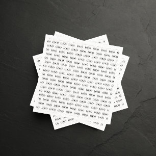 Create Your Own Custom Logo Pattern Business Party Serviette