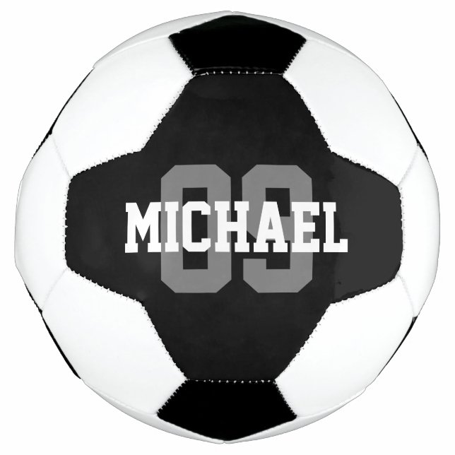 Create Your Own Custom Name Number Fußball (Vorderseite)