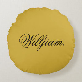 Create Your Own Custom Name on This Rundes Kissen