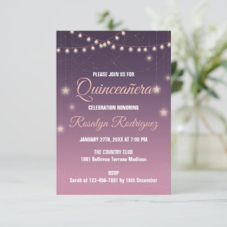 create your own custom Quinceanera 15 birthday Einladung