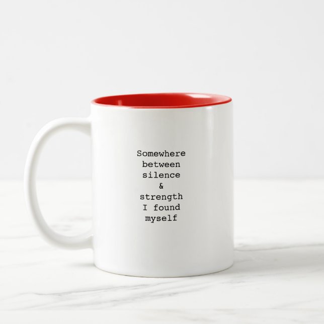Create Your Own Custom Quote Coffee Mug (Gauche)