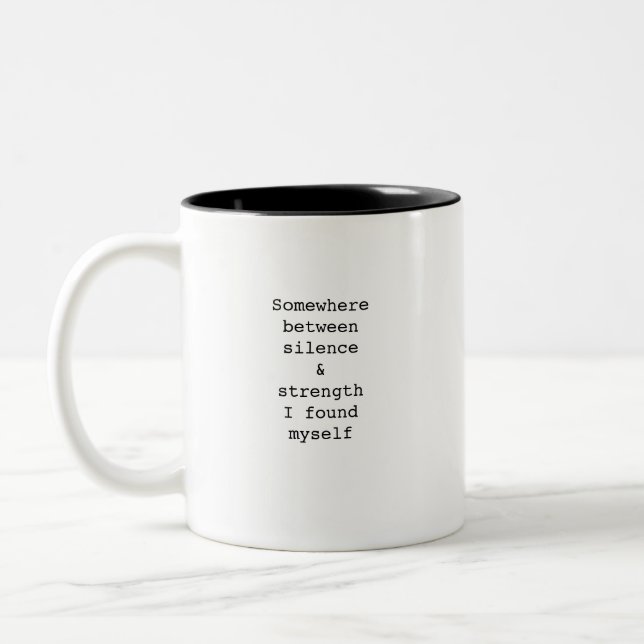 Create Your Own Custom Quote Coffee Mug (Gauche)