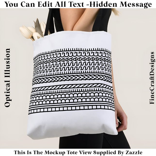 Create Your Own Custom Short Hidden Message 104B Tasche (Von Creator hochgeladen)