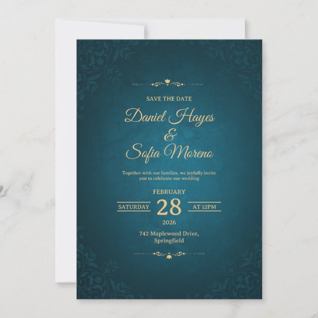 Create Your Own Custom Wedding Invitation Cards (Devant)