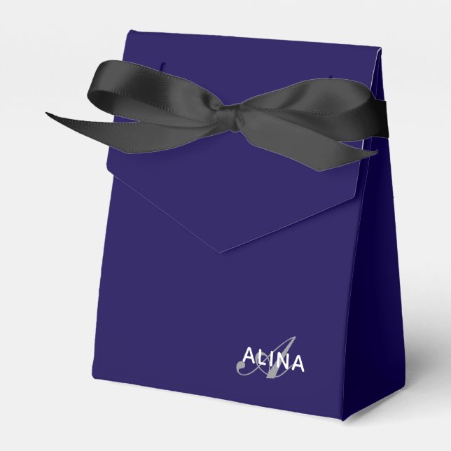 Create Your Own Customize Monogram Color Match Geschenkschachtel (Vorderseite)