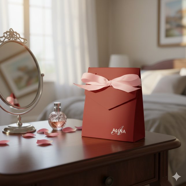 Create Your Own Customize Monogram Color Match Geschenkschachtel (Von Creator hochgeladen)