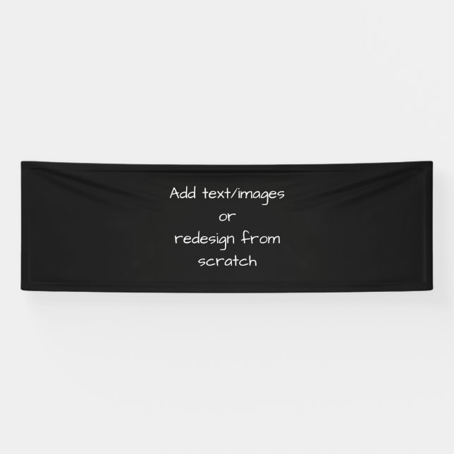 Create Your Own Customized Banner (Horizontal)