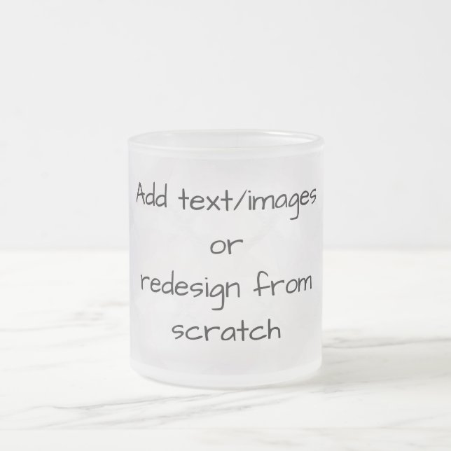 Create Your Own Customized Mattglastasse (Mittel)