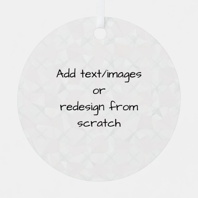 Create Your Own Customized Ornament Aus Metall (Vorderseite)
