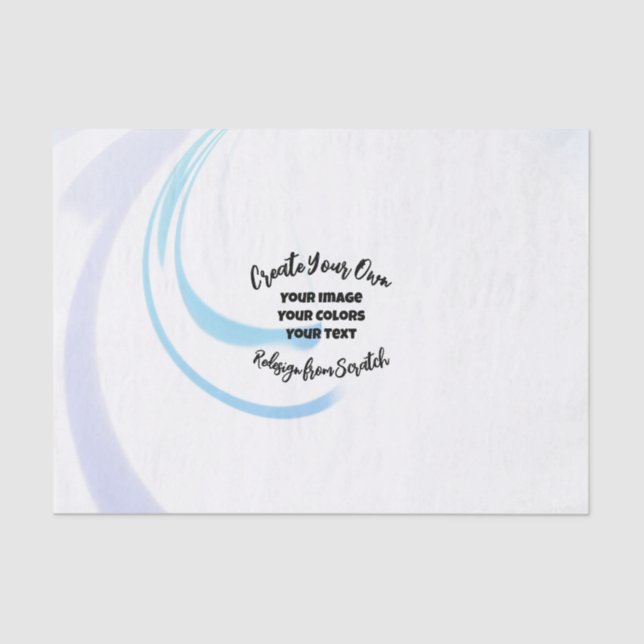 Create Your Own Customized Seidenpapier (Vorderseite)