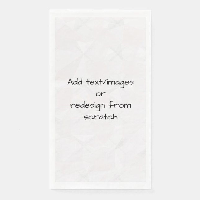 Create Your Own Customized Serviette (Vorderseite)