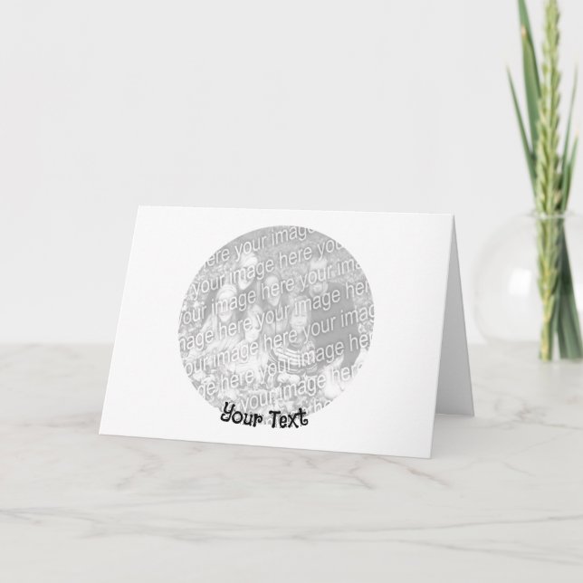 Create Your Own  Dankeskarte (Vorderseite)