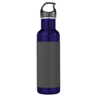 Create Your Own dark gray Custom Design Edelstahlflasche