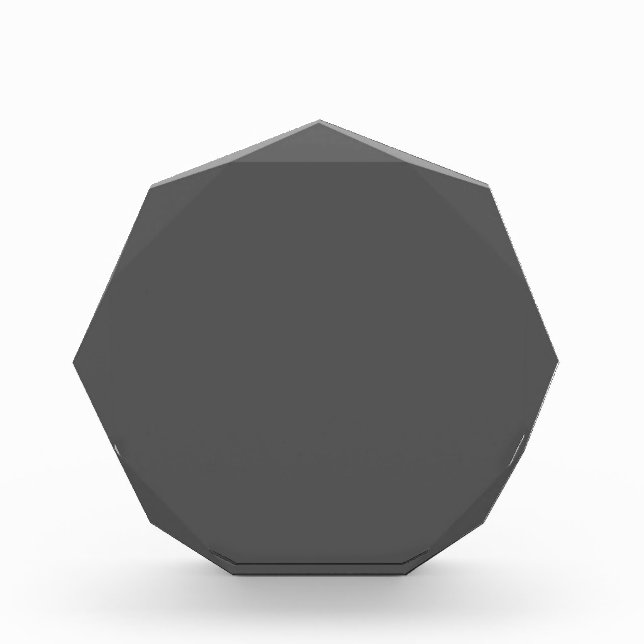 Create Your Own dark gray Custom Design Fotoblock (Vorderseite)