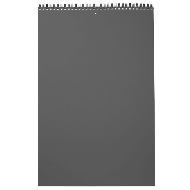 Create Your Own dark gray Custom Design Kalender (Titelbild)