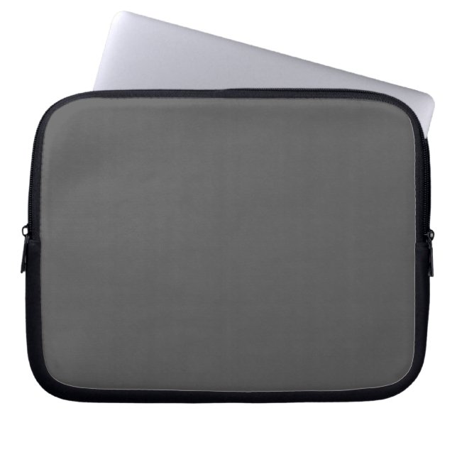 Create Your Own dark gray Custom Design Laptopschutzhülle (Vorderseite)