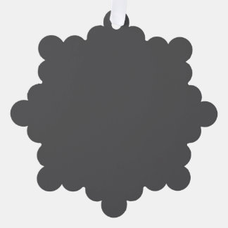 Create Your Own dark gray Custom Design Ornament Karte