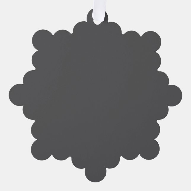 Create Your Own dark gray Custom Design Ornament Karte (Vorderseite)
