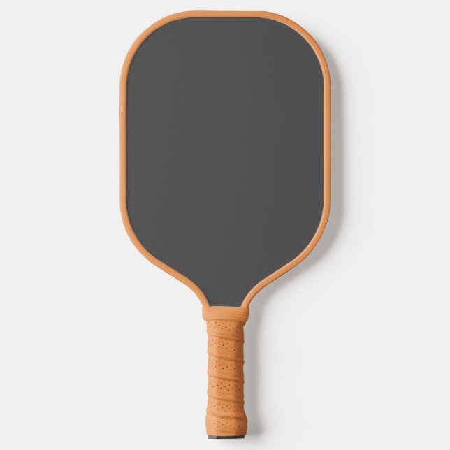 Create Your Own dark gray Custom Design Pickleball Schläger (Vorderseite)