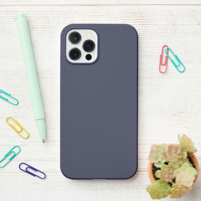  Create Your Own dark gray customizable iPhone 12 Pro Hülle (Auf dem Schreibtisch)