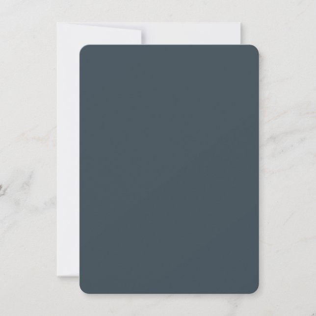 Create Your Own dark gray Flat Thank You Card Dankeskarte (Vorderseite)