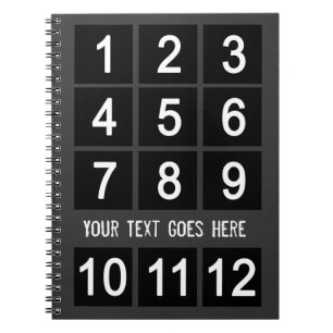 Create Your Own Dark Instagram Text Notebook Notizblock
